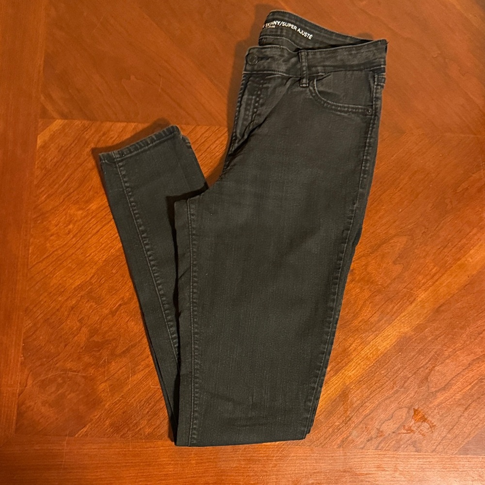 Old Navy Women's Dark Gray Skinny Jeans
